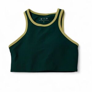 Wilo Green and yellow Sports Bra